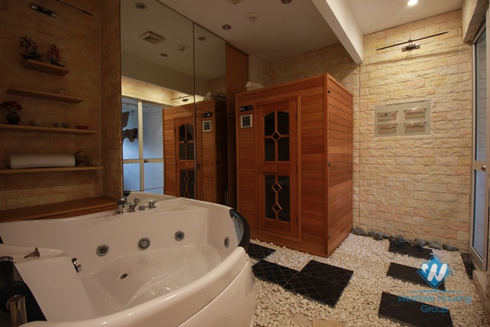A well-decorated three-bedroom apartment in Ciputra, Tay Ho district
